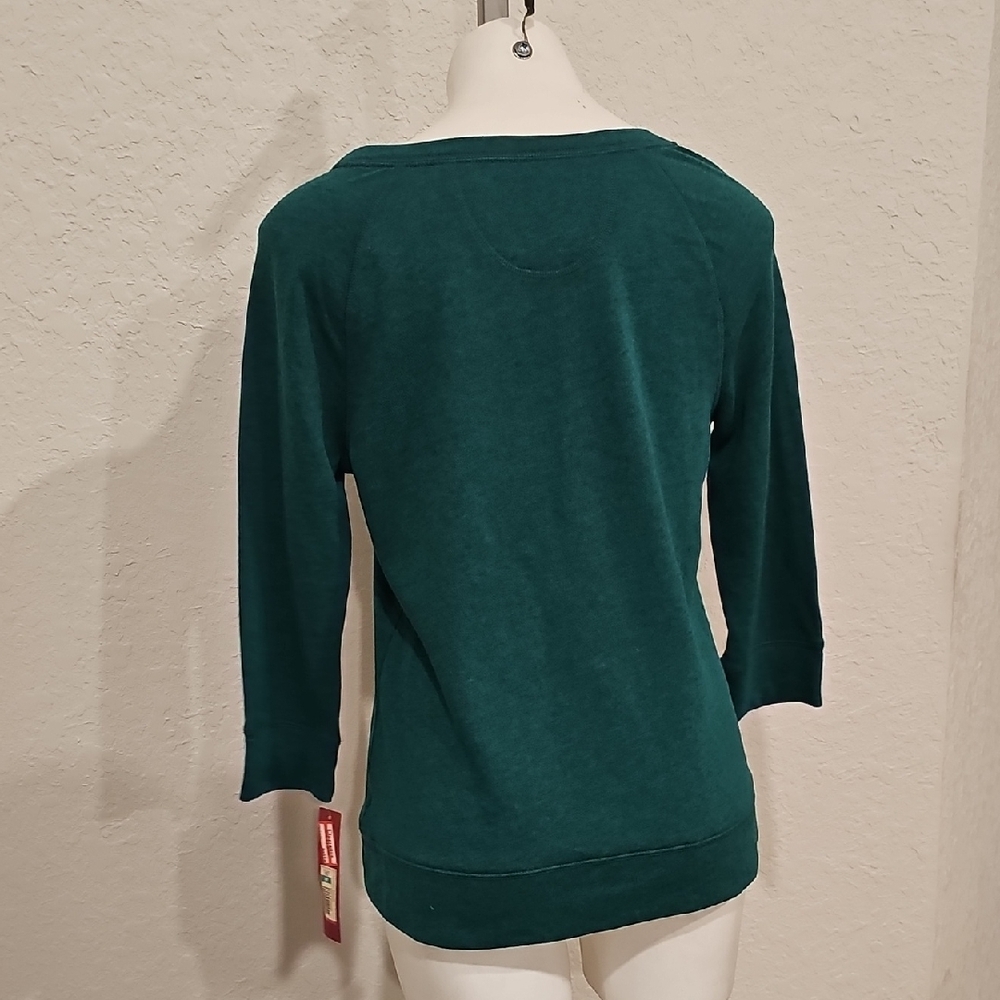 Merona Green Top - Picture 4 of 5